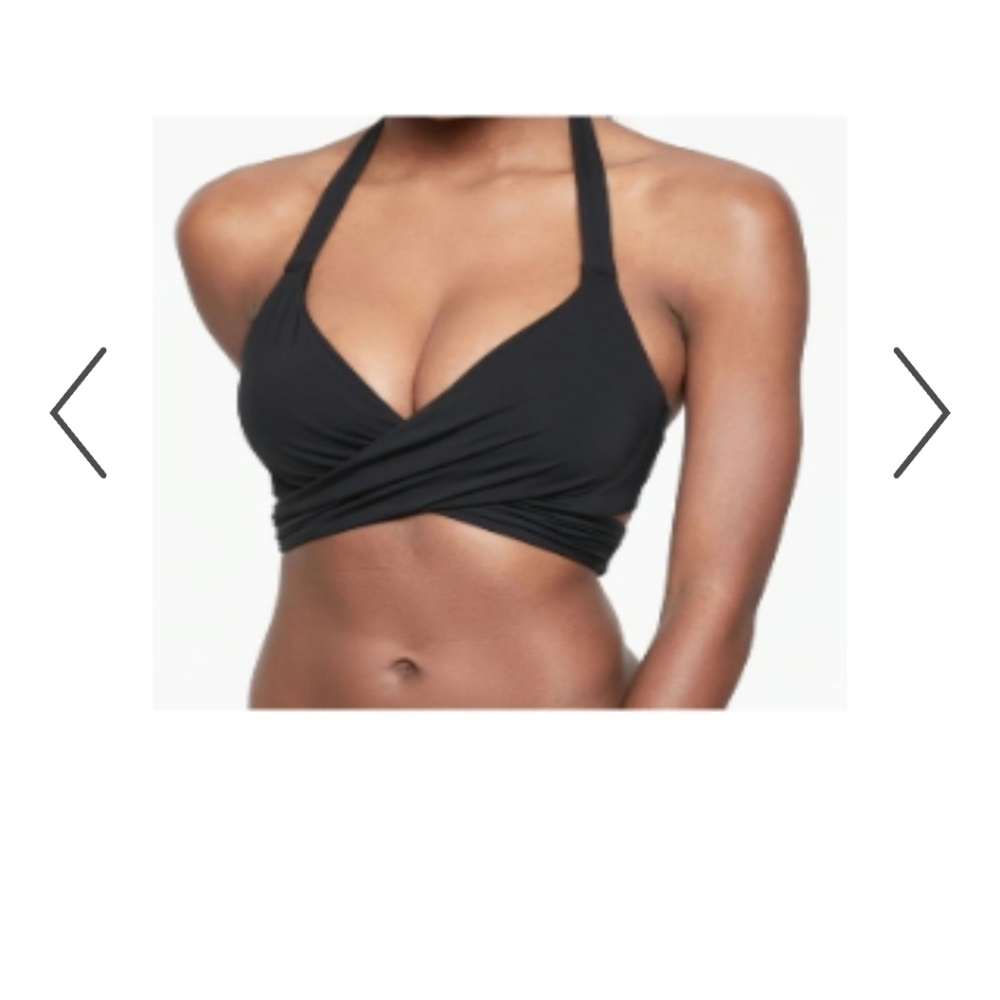 Athleta wrap bikini top size 34B/C